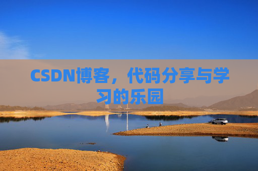 CSDN博客，代码分享与学习的乐园